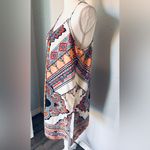 Pink Owl  Geometric Print Mini Dress - Multicolor Photo 2