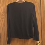 Halogen women’s black blouse size medium Photo 4