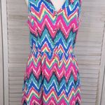 Lilly Pulitzer Sherlynn Sleeveless Collared Mini Dress "Hearts A Flutter"-10 Photo 0