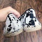 Cole Haan • Palermo lace espadrilles flats slip on loafers black leather cream Photo 8