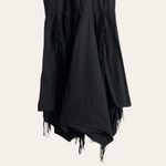 Bibhu Mohapatra Collective Black Cutout Fringe Asymmetric Midi Dress Size 14 Photo 12