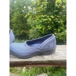 Bzees  Fusion Washable Slip On stretchy boat Shoes Gray /Silver Sz 9.5 Photo 7