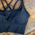 Adidas Grey Sports Bra Top Women’s Grey Black Criss Cross Bra Workout Joyspells Photo 5