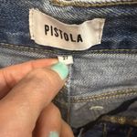 Pistola  Cassie Distressed High Rise Straight Leg Jeans Sz 27 Photo 6