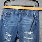 Torrid Bombshell Skinny Jeans Size 14R Distressed Ripped Premium Stretch Denim Photo 2