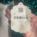 Altar'd State  Candice Sequin Puff Sleeve Dress Green Hunter Black sz M NWT Party Photo 6