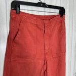 J.Crew  Zip Up Seaside Pant Lyocell Dark Salmon Coral size 4 AJ454 Photo 4