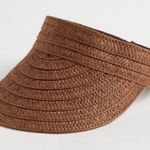 Torrid Packable Brown Woven Sun Visor Size M/L Photo 0