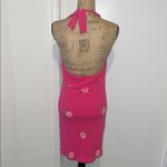 American Eagle  Pink Halter Tie Front Tank Top Photo 3