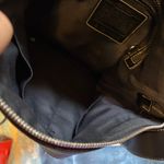 Coach  Black Monogram Shoulder Bag Photo 3