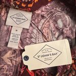 st. john's bay  Multicolor Paisley Long Sleeve Dress M NWT Photo 2