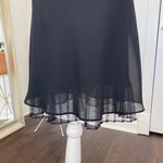 Jessica Howard  Romantic Goth Mesh Tulle Little Black Prom Dress 8 / M / Petite Photo 2