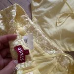 NWT Staud Backless Romper Yellow Size 2 Photo 4