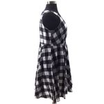 Lane Bryant Gingham Black and White Pinup Style Dress Plus Size Photo 4