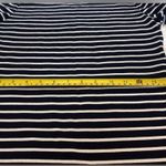 Vintage Absolute Angel Asymmetrical Dress Black White Stripes Size Large Photo 2