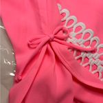 Lilly Pulitzer  Pearl Shift Romper Coral Pink Size 4 New Resort Coastal Beach Photo 6