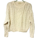 Denim & Supply Ralph Lauren  Cream Cable Knit Sweater Size Large Photo 0