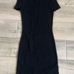 Theory  black ribbed dress Photo 1