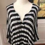 Anthropologie Dolan Caftan Mumu Poncho Stripe XS S Photo 0