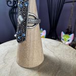 Free People  Silver Ring with Blue Accents Photo 4