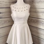 Lulus Latiste White Cutout Backless Fit & Flare Dress XS NWT Photo 3