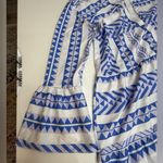 Chic Blue and White Geometric Mini Summer Women’s Dress size S Photo 9