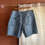 Madewell  The Essex Long Baggy Short Jean Denim Jorts Raw Hem NWT‎ Size 33 Photo 6