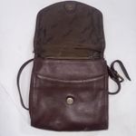 Fossil Vintage Y2k  Boho Hippie Gypsy Brown Crossbody Genuine Leather Purse Bag Photo 6