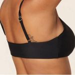 ANDIE  SWIM Riviera Bikini Top Flat Black Scoop Neck Adjustable Strap Medium‎ Photo 1