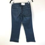 CHAPS Womens Jeans Mid Rise Crop Kick Dark Wash Stretch Size 4/27 Photo 1