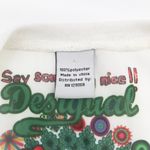 Desigual  Womens Top Small Long Sleeve Boho Festival Mandala Sheer Back Artsy‎ Photo 7