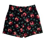 Esprit Vintage 90s  Velvet Rose Floral High Waisted Shorts Photo 0