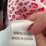 Princess Polly Quinny Mini Skirt Pink Red Animal Print High Waist Y2K Photo 5