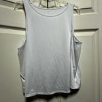 HEROINE SPORT Womens Moisture Wicking Sleeveless Tank Top Size XL mesh sides White Photo 0