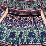 Flying Tomato off Off On Shoulder Top Boho Aztec Print Women's Size Small Photo 1