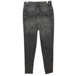 Free People  We the Free Zuri Mom Jeans Dusty Roads Black Distressed. Size 24 Photo 7