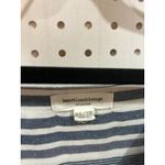 BeachLunchLounge  Collection Striped Square Neck Flutter Sleeve Top Size XS Photo 4