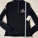 Nike Women’s Super Bowl LVIII Las Vegas Black 1/4 Zip Golf Pullover Bud Light Photo 4