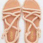 Aerie Rope Sandals Tan Size 8 Photo 0