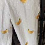 Show Me Your Mumu Banana embroidered wide leg pants Jet Set swiss dot ankle crop Photo 6