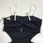 ONIA Rumi One Piece Black Rib White Belt XS Photo 6