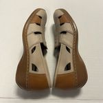 Rieker Anti Stress Shoes Denise Slip On Loafers Leather Cut Out Cream EU 39 GUC Tan Size 8 Photo 5