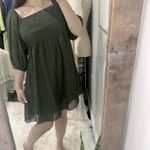 None Boho Green Women's Dress size large new with tags Photo 1