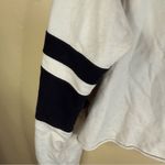 Splits59 Womens Tiger French Terry Rugby Sweater Size XS Cropped White Black Photo 3