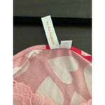 Joyspun Chemise Red Nightie with Pink Hearts Pink Lace Trim Adjustable Straps XL Photo 6