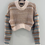 Urban Outfitters  Lennon Cropped Striped Sweater NWT Small Photo 0
