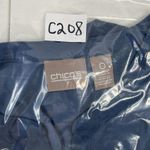 Chico's Chico’s Size 0 US S 4 Sleeveless Top Layered Hem Split V-Neck Crepe Shell Layer Photo 15