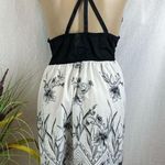 Cacique  Black & White Floral Print Lace Bodice Short Sleep Dress 18/20 Photo 1