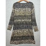 Boden Women's‎ Animal Print Dress 3/4 Sleeve US 10 L Casual Black Size undefined Photo 4