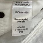 AGOLDE Criss Cross Straight Jeans Womens 24 White Organic Cotton High Rise Chic Photo 13